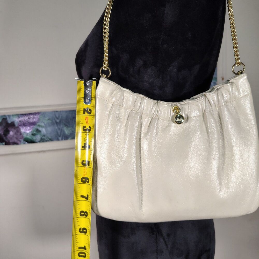 VTG 1960s Leather Ande Shoulder Purse - Picture 5 of 10